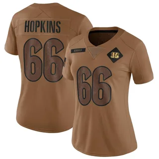 Trey Hopkins Cincinnati Bengals Women's Limited 2023 Salute To Service Nike Jersey - Brown