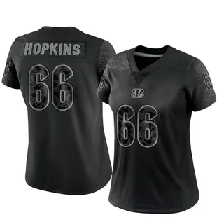 Trey Hopkins Cincinnati Bengals Women's Limited Reflective Nike Jersey - Black