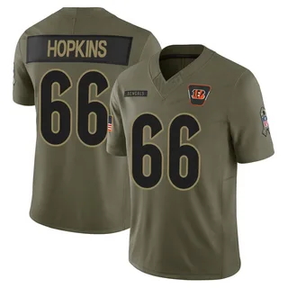 Trey Hopkins Cincinnati Bengals Youth Limited 2025 Salute to Service Nike Jersey - Olive